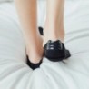 5Pairs Women Socks Breathable Invisible Silicone Non-slip Solid Color 